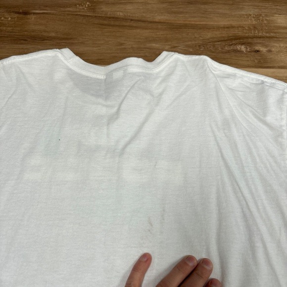 Vintage 90s Nike Force Shirt Mens XL Gray Tag Center Swoosh Puff Print - Picture 11 of 11